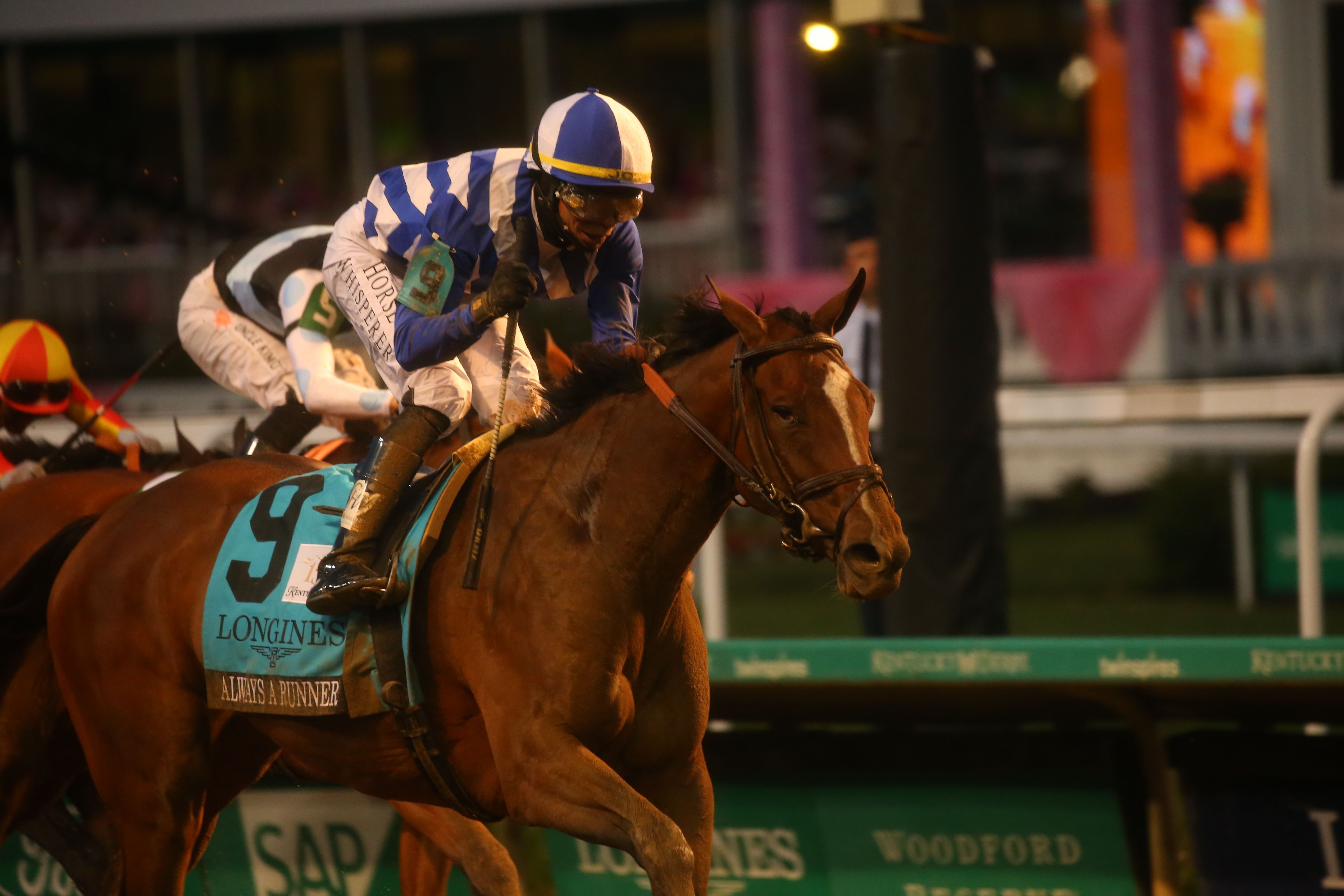 Always a Runner wins the 2026 Kentucky Oaks at Churchill Downs.
