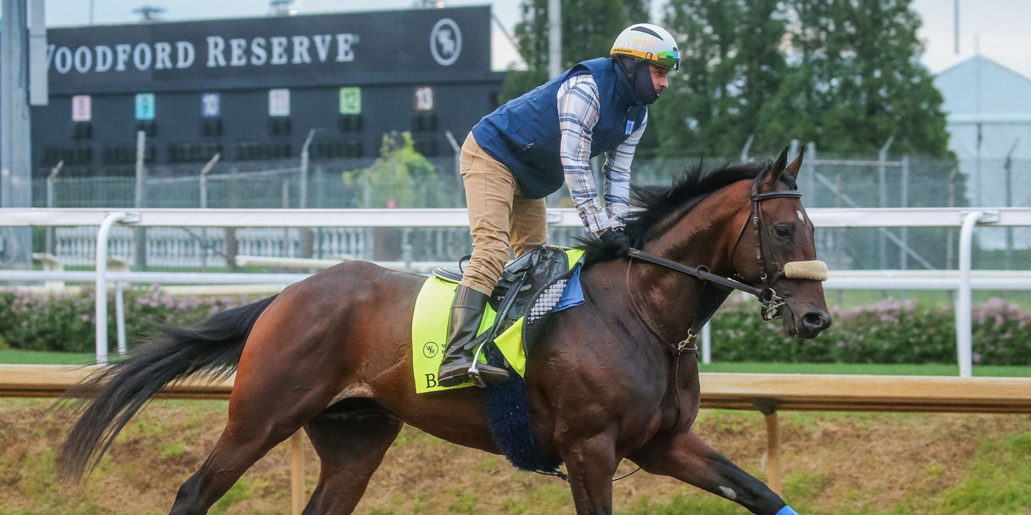 Baeza trains for the Kentucky Derby