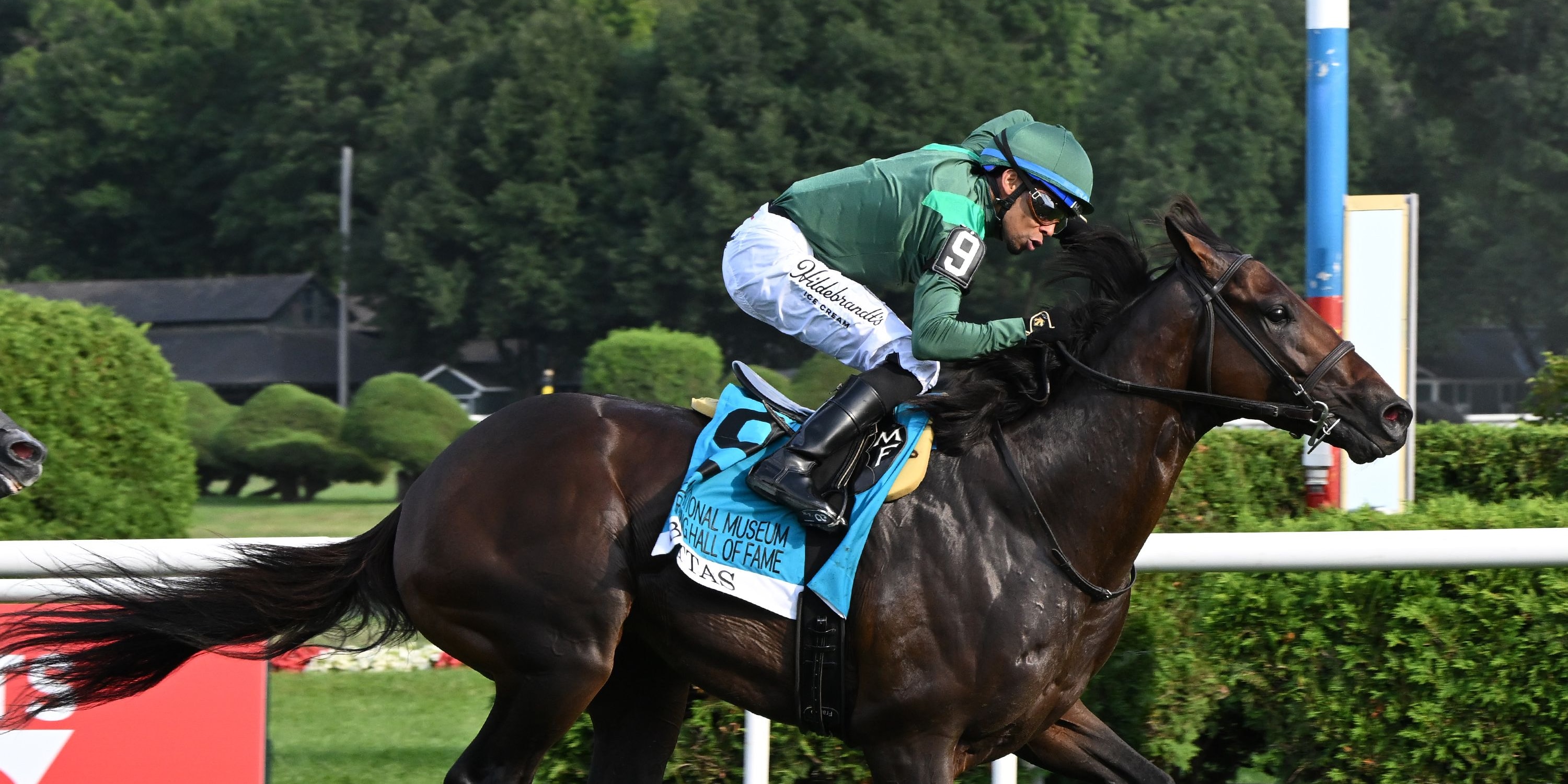Bottas won the National Museum of Racing Hall of Fame (G2) on the same day that trainer Miguel Clement's late father was enshrined