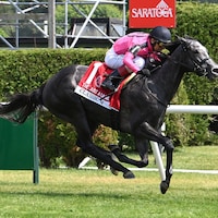 Classic Q wins the Just a Game (G1) at Saratoga.