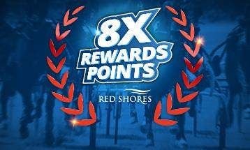 8x Rewards Points Redshores