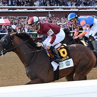 Dornoch wins the Belmont S. (G1) during Belmont at Saratoga