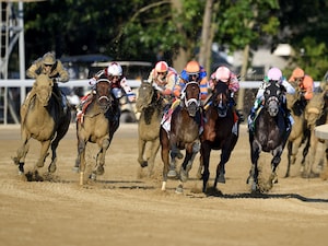 Fierceness turns for home in front in the Travers