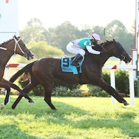 Racing at Kentucky Downs.