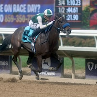 Mohaven winning the Golden State Juvenile Fillies S. at Del Mar