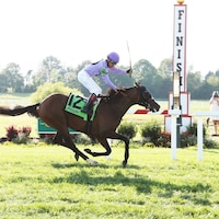 Racing at Kentucky Downs.