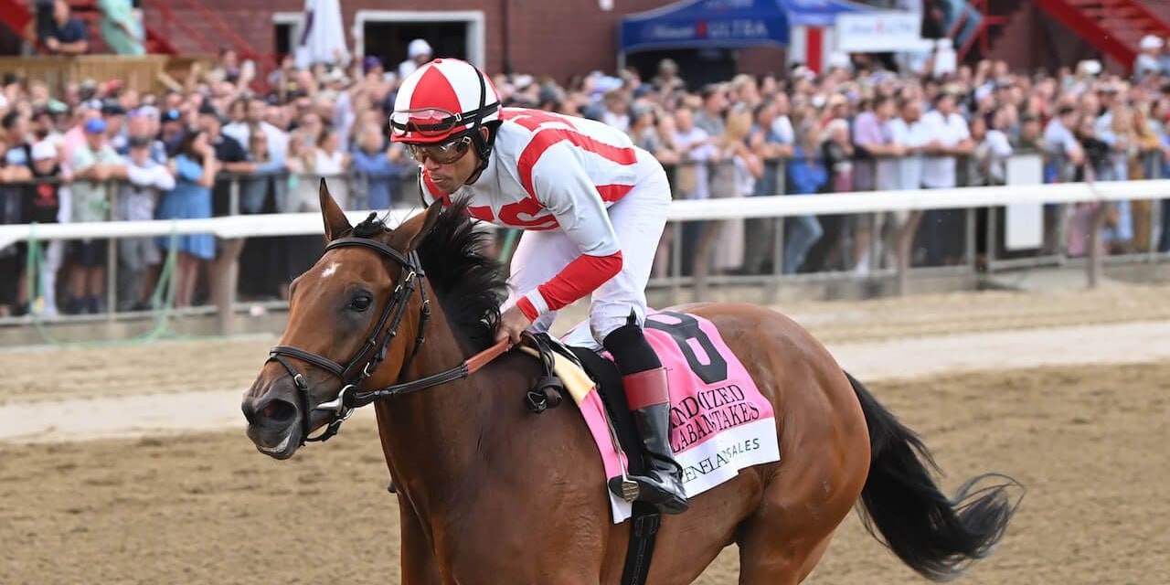 Randomized winning the Alabama (G1) at Saratoga