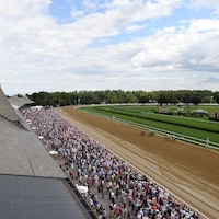 Saratoga on Travers Day (Photo by Adam Coglianese/Credit to Susie Raisher)
