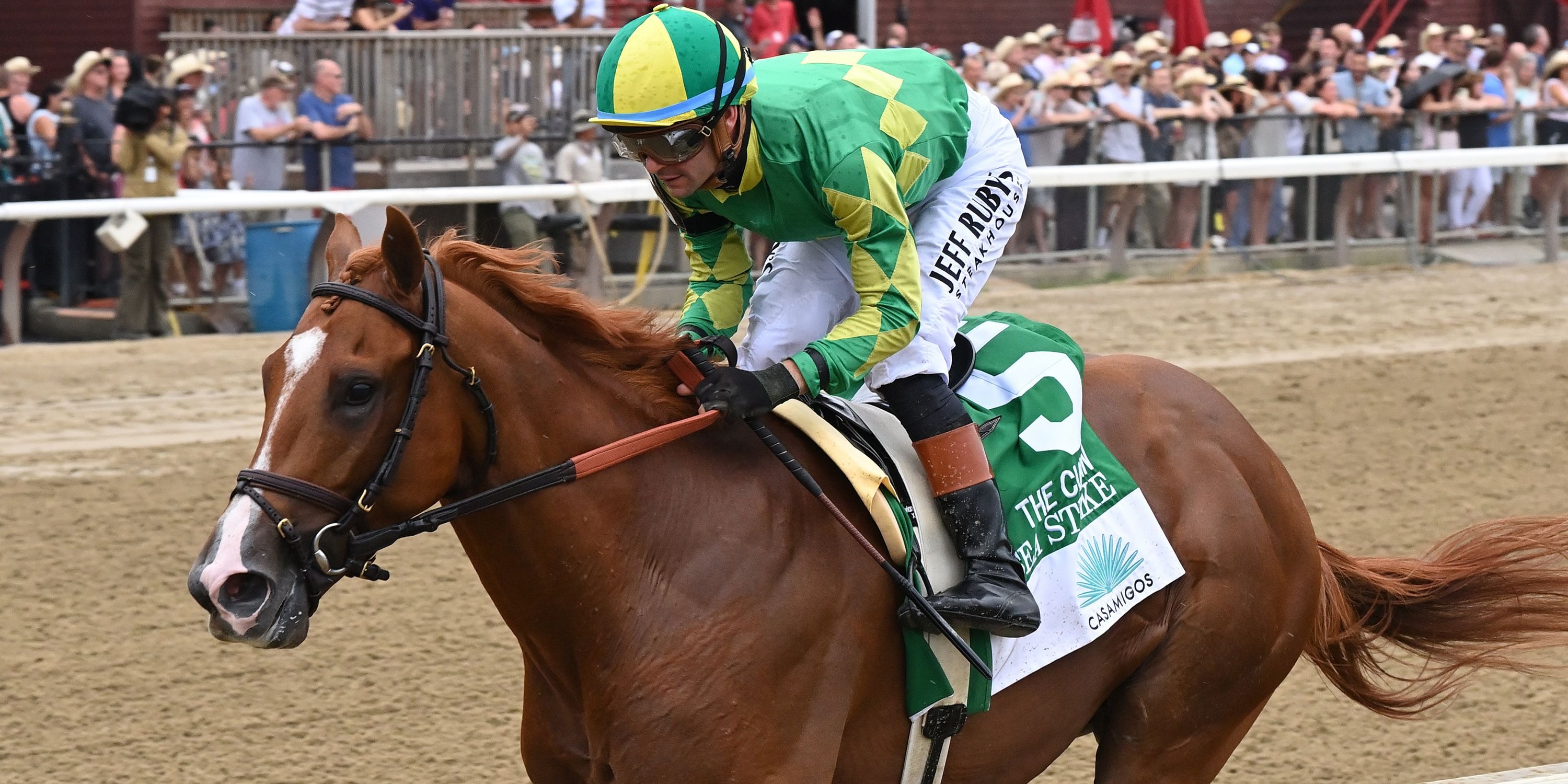 Sea Strike dominated the Curlin S. in his stakes and two-turn debut (Photo by Coglianese Photos)