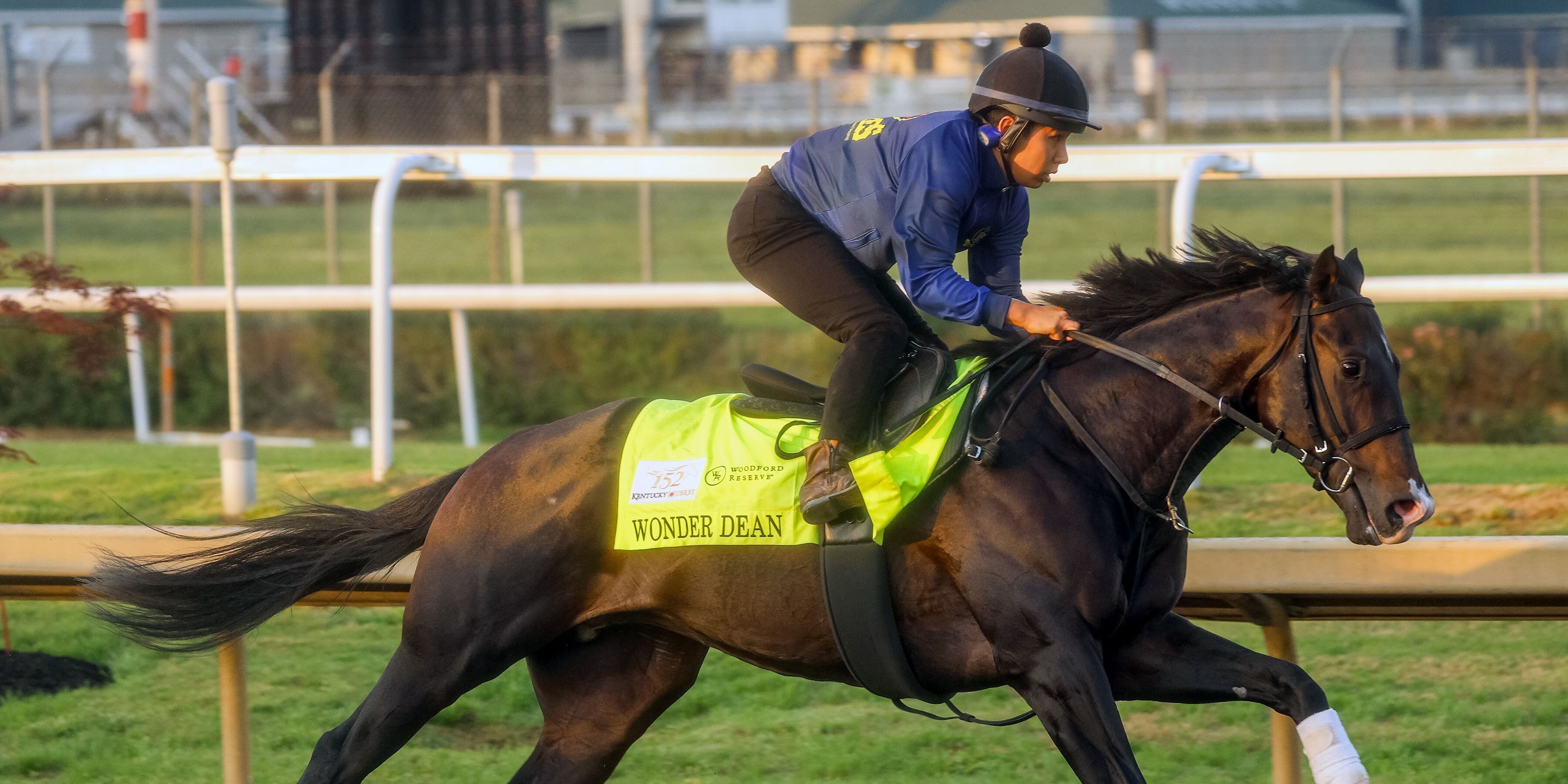 Wonder Dean trains towards the Kentucky Derby (Photo by Horsephotos.com)