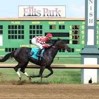 Racing at Ellis Park.
