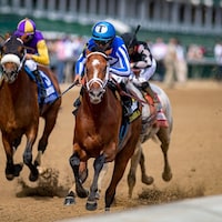 By My Standards, with Gabriel Saez up, wins the Alysheba Stakes (G2) at Churchill Downs (TwinSpires)